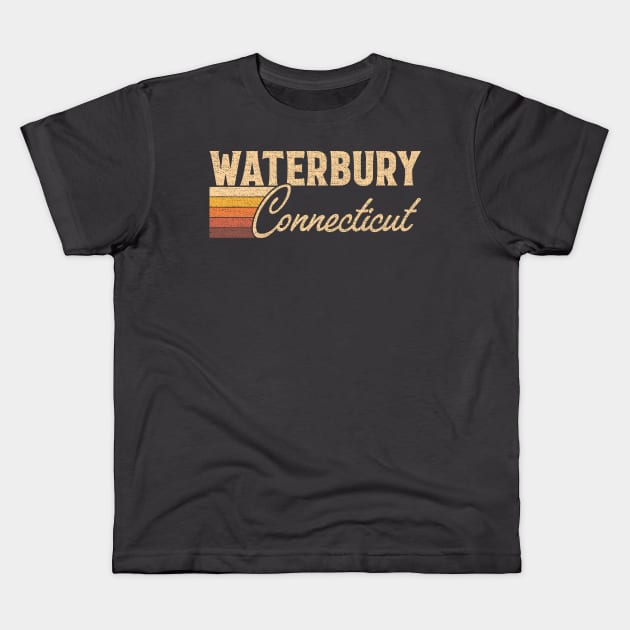 Waterbury Connecticut Kids T-Shirt by dk08